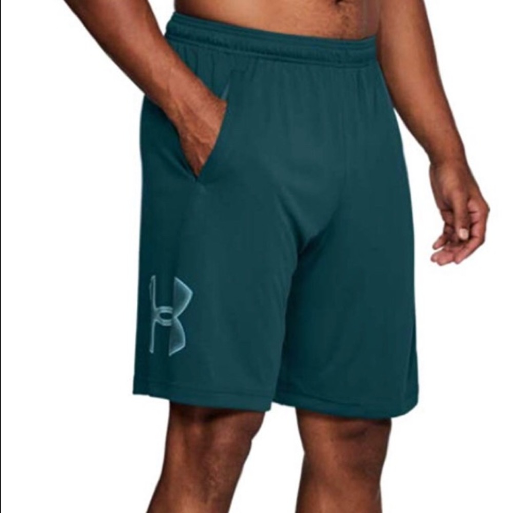 Under Armour Men’s Tech Graphic Short Teal 2XL NWT